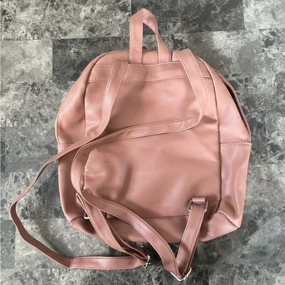 Salmon Coloured Mini Backpack - Picture 2 of 6